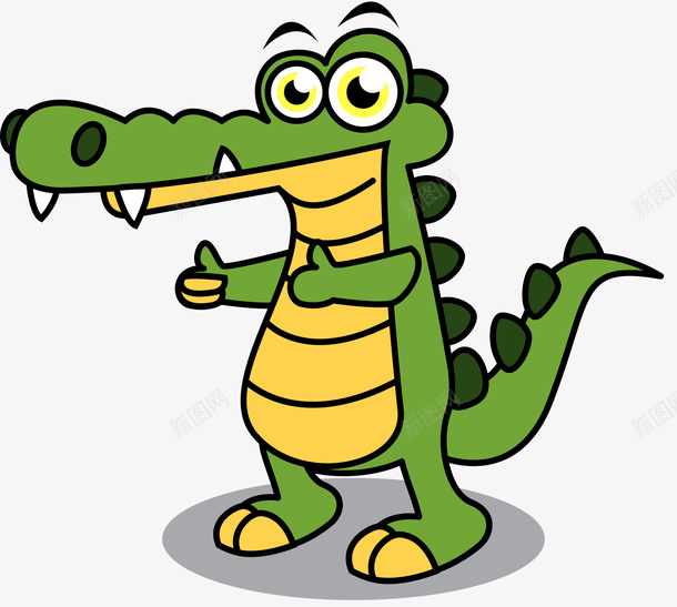 卡通鳄鱼png免抠素材_88icon https://88icon.com 动物 动物插画 卡通 卡通动物 可爱动物 小动物 鳄鱼