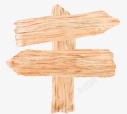 手绘指示牌素材