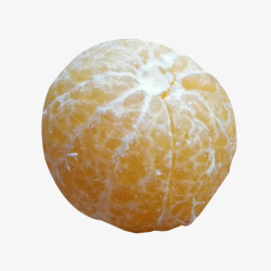 剥开的皇帝柑橙子手剥橙实物素材