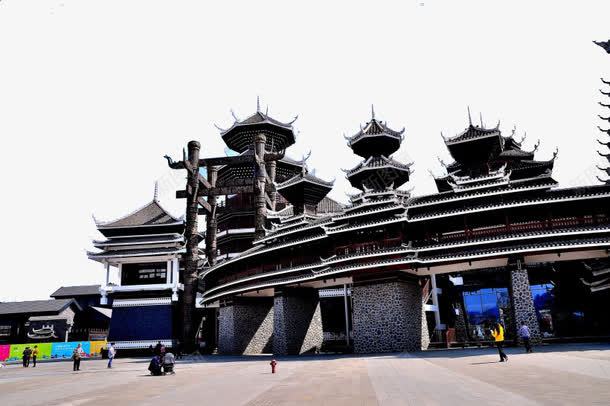侗族鼓楼建筑三png免抠素材_88icon https://88icon.com 名胜古迹 旅游风景 著名建筑