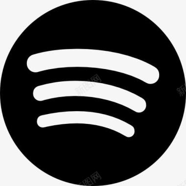 等于符号Spotify的标志图标图标