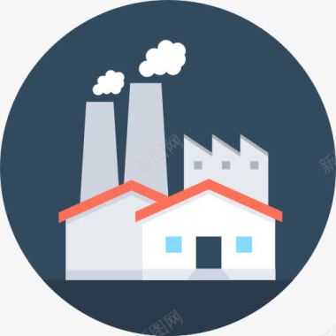 整治污染工厂图标图标