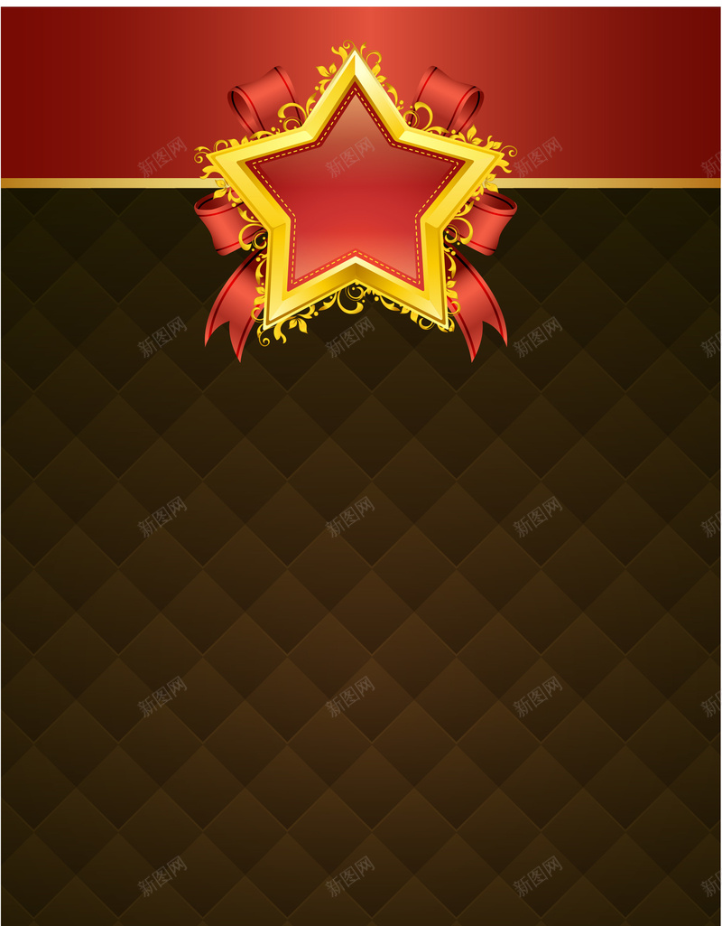 红色五角星黑色格子底纹背景矢量图ai设计背景_88icon https://88icon.com 五角星 几何 扁平 渐变 红色 黑色格子底纹背景 矢量图