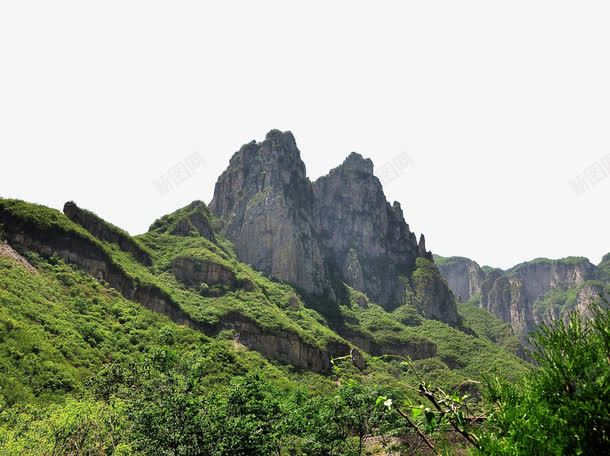 云台山绿色山峰png免抠素材_88icon https://88icon.com 云台山 旅游