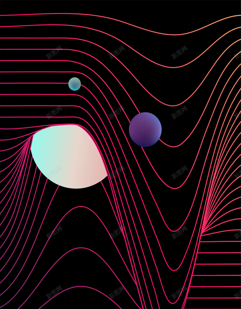 黑色大气科技梦幻线条背景矢量图ai设计背景_88icon https://88icon.com 互联网 大气 梦幻 渐变 科技 科技背景 简约背景 线条 黑色 矢量图