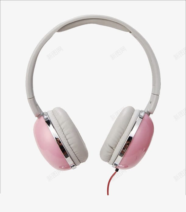 粉红色大头耳机png免抠素材_88icon https://88icon.com 产品实物 大头耳机 头戴耳机素材