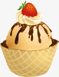 冰淇淋巧克力素材