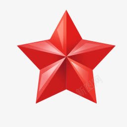 红色的五角星图标图标
