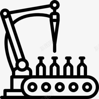 工业工业机器人图标图标