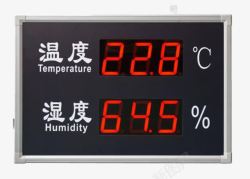 大棚温湿度测量度仪表素材