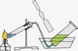 水彩蒸馏反应矢量图素材