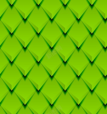 绿色几何图形矢量图背景
