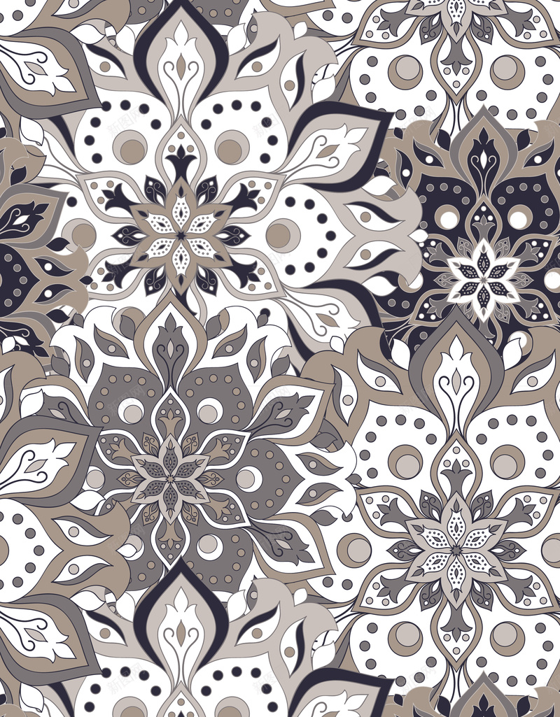 淡雅复古欧式花纹背景矢量图ai设计背景_88icon https://88icon.com 欧式花纹 淡雅复古 淡雅花纹 矢量 素材 背景 花纹背景 矢量图