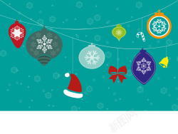 欧式新年贺卡欧式圣诞节新年贺卡邀请函卡通背景矢量图高清图片