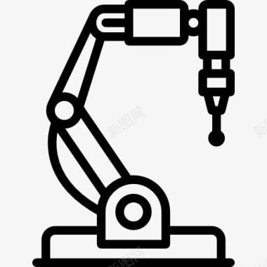 工业工业机器人图标图标
