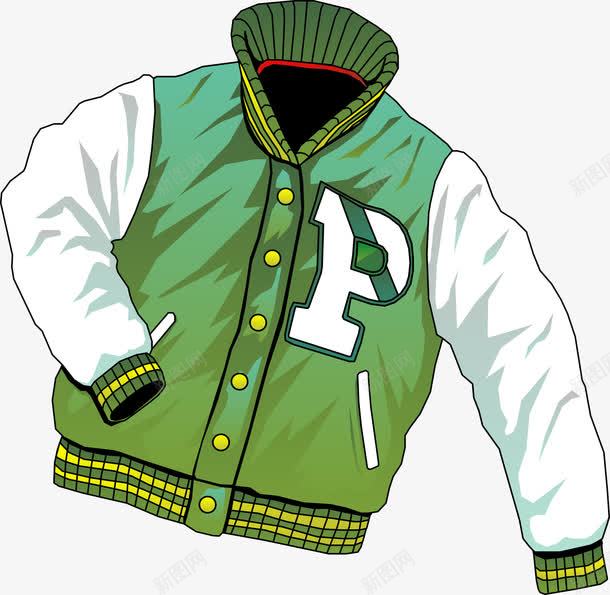绿色棒球服png免抠素材_88icon https://88icon.com 图案设计 棒球服 绿色衣服 衣服上衣