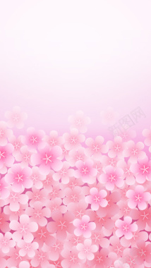 粉色花朵矢量图源文件H5背景背景