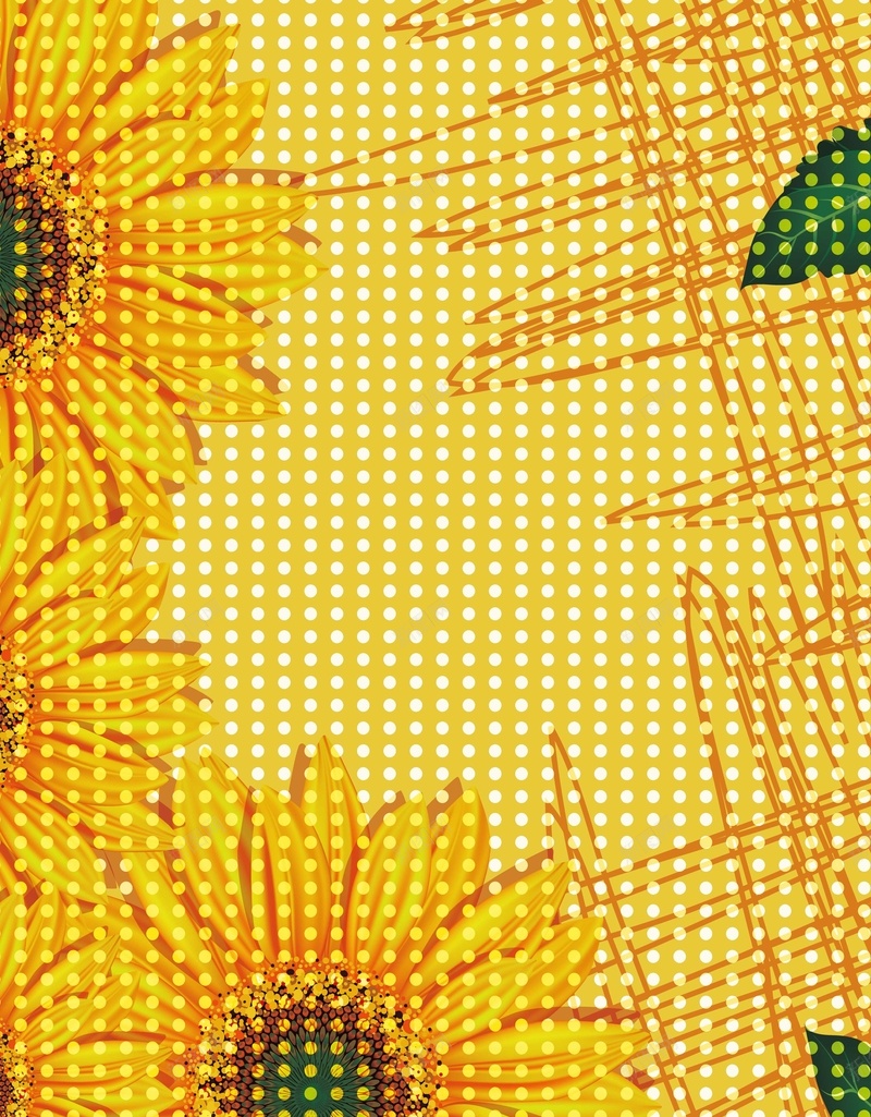 手绘向日葵背景装饰矢量图ai设计背景_88icon https://88icon.com 卡通 向日葵 小清新 手绘 梦幻 童趣 背景装饰 阳光 矢量图