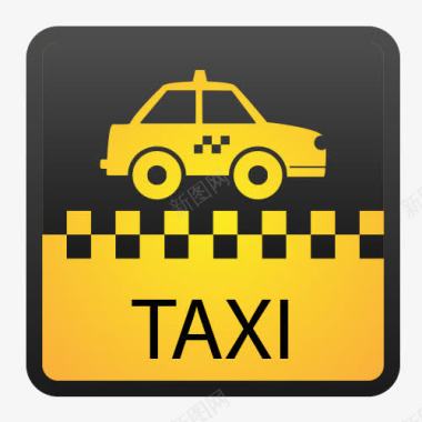 凹凸租车图标TAXI图标图标