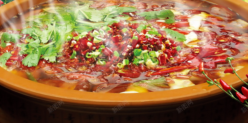 中国美味麻辣火锅H5背景psd设计背景_88icon https://88icon.com H5 中国美味 中国风 水彩 汤锅 肉食 麻辣 麻辣火锅
