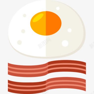 农家鸡蛋早餐图标图标