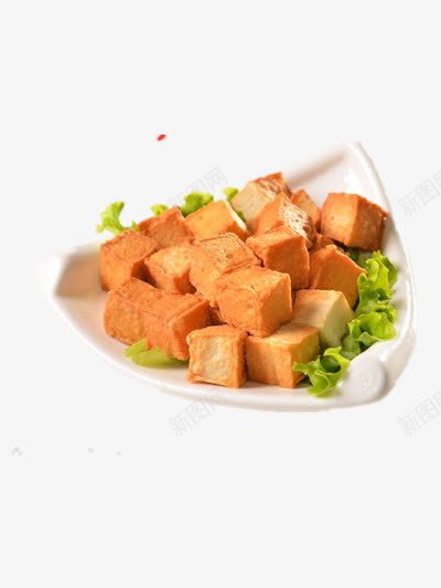 火锅材料的那个豆腐png免抠素材_88icon https://88icon.com 冻豆腐 装饰 食材