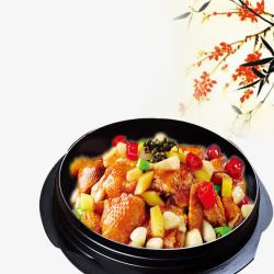 鸡公煲素材