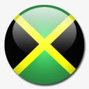 牙买加国旗国圆形世界旗素材