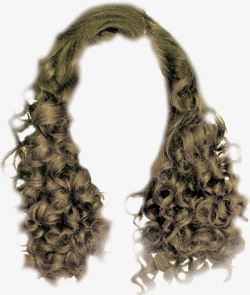 黑色非洲小卷素材