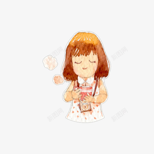 喝水的小女孩png免抠素材_88icon https://88icon.com PNG素材 喝水 小女孩 手绘