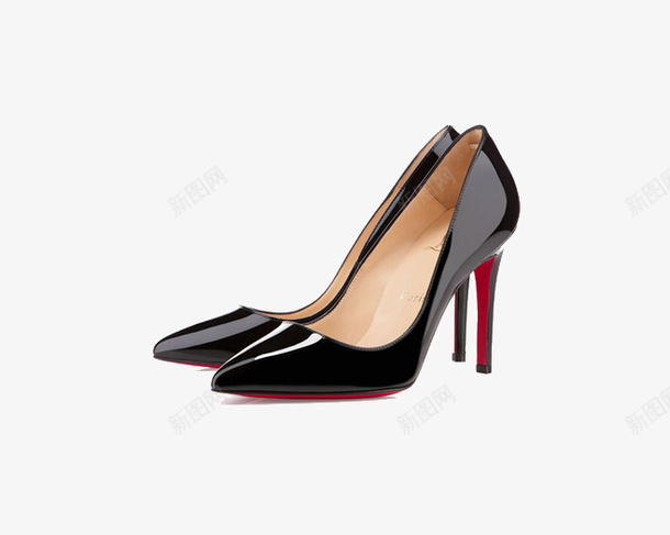 黑色女鞋png免抠素材_88icon https://88icon.com 产品实物 女鞋 鞋子 高跟鞋 黑色
