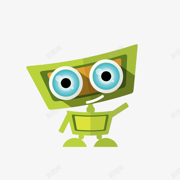 大眼睛自动化机器人png免抠素材_88icon https://88icon.com 大眼睛 实用 机器人 科技 绿色 自动化 蓝眼睛 遥控