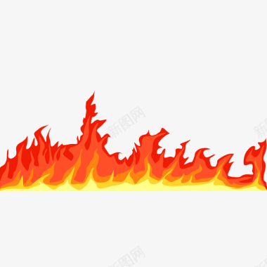 消防小贴士矢量火焰火苗燃烧图标图标