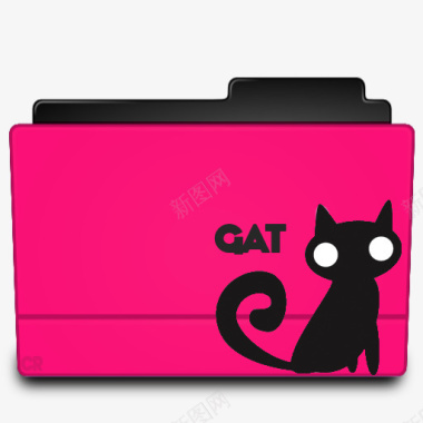 猫壁纸卡通猫文件夹图标图标