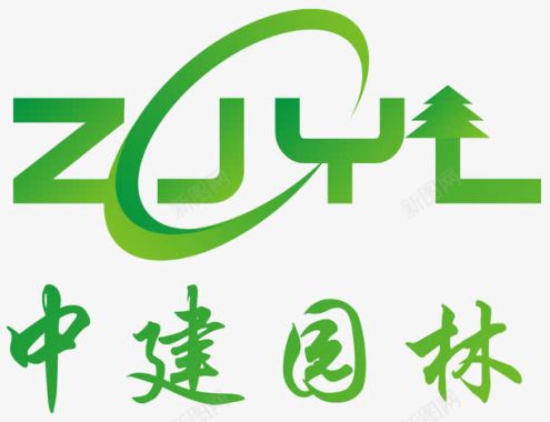 古城街道建筑中建园林logo图标图标