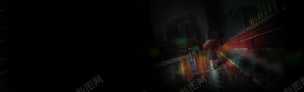 雨季街景唯美背景bannerjpg设计背景_88icon https://88icon.com banner 唯美 背景 街景 雨季