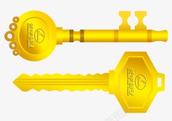 金钥匙金色色调素材