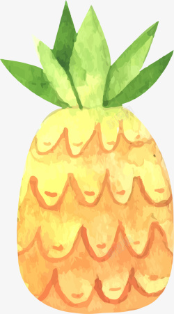 可爱菠萝装饰矢量图素材