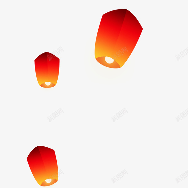 红黄色漂浮的中秋灯笼psd免抠素材_88icon https://88icon.com 中秋 中秋灯笼 卡通 漂浮灯笼 灯笼 红色 黄色