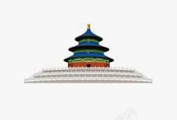 北京天坛风景图素材