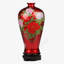 冬瓜瓶子花瓶瓷瓶彩釉素材