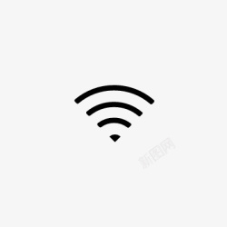 WiFi信号无线路由信号图标高清图片
