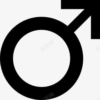 男男性别符号标志图标图标
