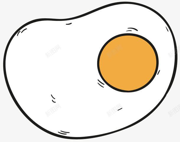 一个煎鸡蛋png免抠素材_88icon https://88icon.com 吃的 早餐 煎鸡蛋 食品 食物