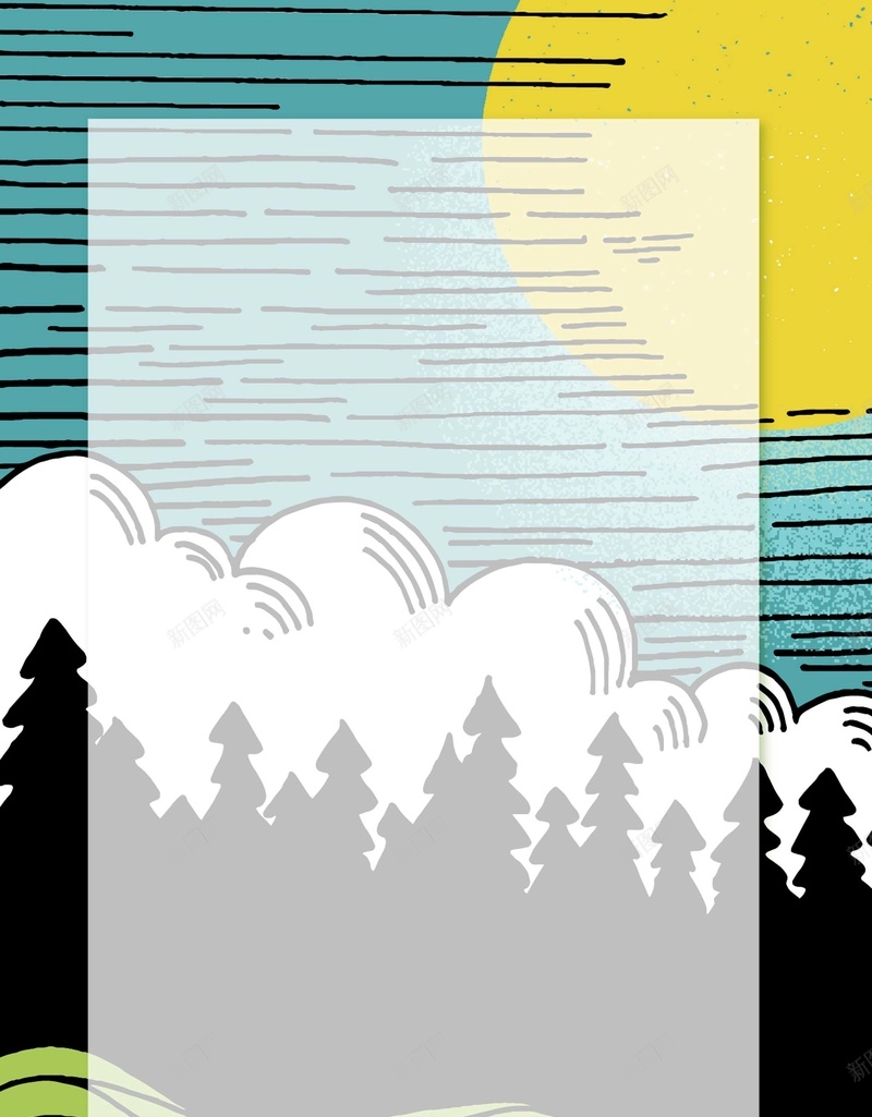 卡通手绘旅游风景边框海报矢量背景ai设计背景_88icon https://88icon.com 卡通 手绘 旅游 森林 海报 矢量 背景 边框 风景 矢量图