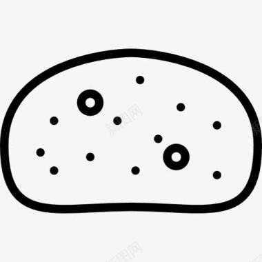 面包张Baguette图标图标