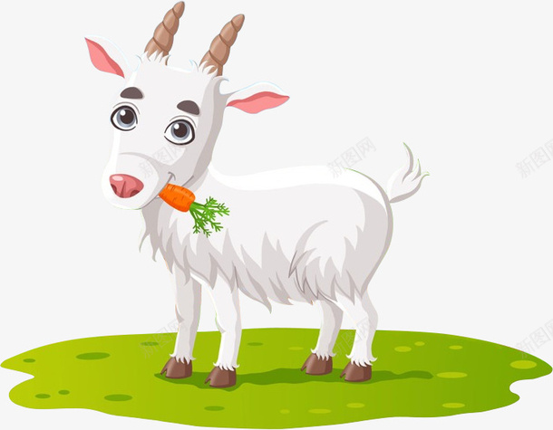 卡通山羊透明png免抠素材_88icon https://88icon.com 卡通山羊 卡通羊 山羊 羊