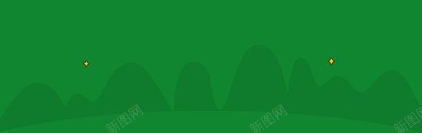 绿色扁平风格树林banner模板jpg设计背景_88icon https://88icon.com banner 扁平 树林 模板 绿色 风格