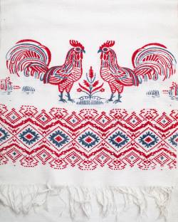 二方连续纹样公鸡图案针织背景高清图片