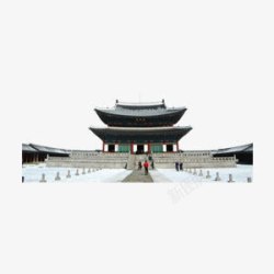 北京故宫旅游简约素材